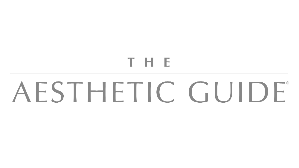 The Aesthetic Guide logo laageless a