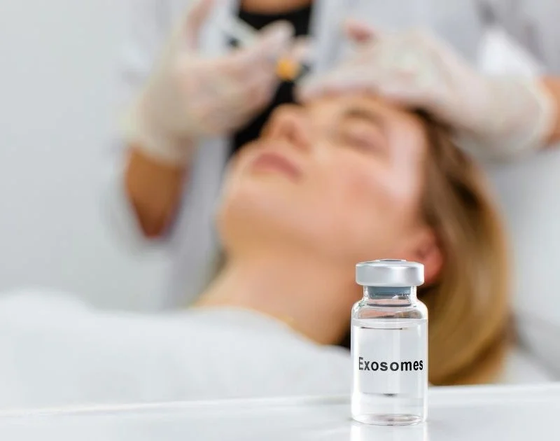 Exosome therapy for skin repair delivered via microneedling at LA Ageless Beverly Hills.