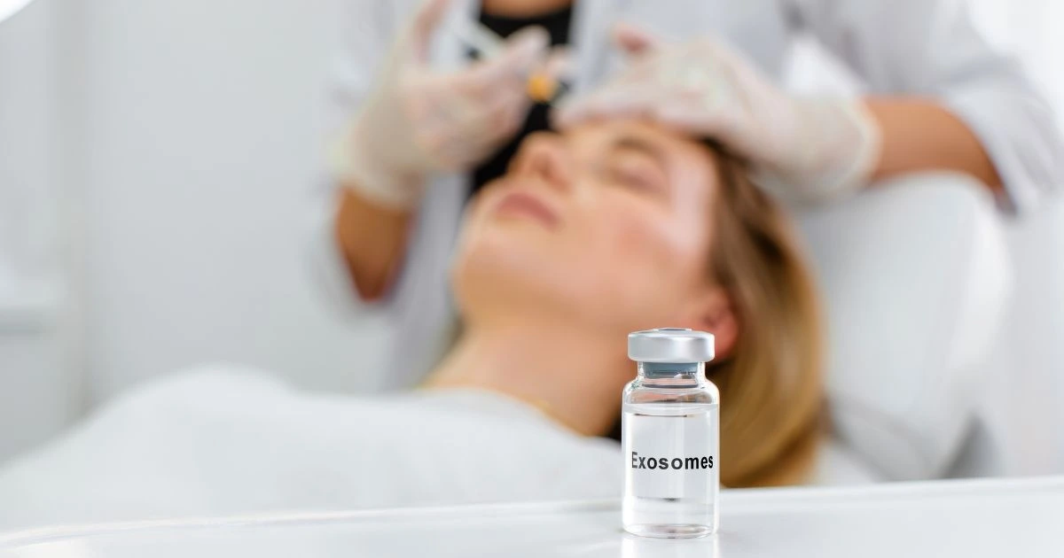 Exosome therapy for skin repair delivered via microneedling at LA Ageless Beverly Hills.